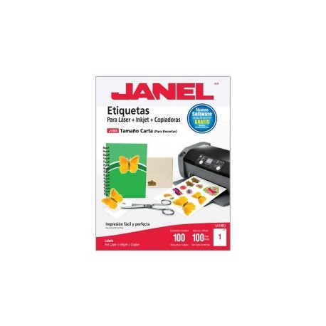 ETIQUETAS BLANCAS JANEL J-5165 DE 216 X...