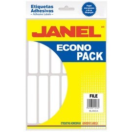 ETIQUETAS BLANCAS JANEL ECO20 DE 20X105 MM...