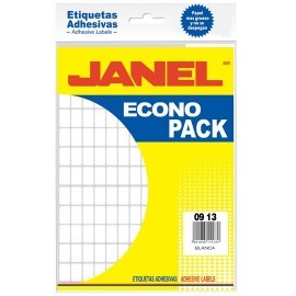 ETIQUETAS BLANCAS JANEL NO.1 DE 9X13 MM 1...