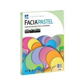 Hojas FaciaNeon color verde pastel COPAMEX