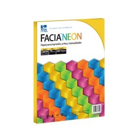 Hojas FaciaNeon color amarillo COPAMEX