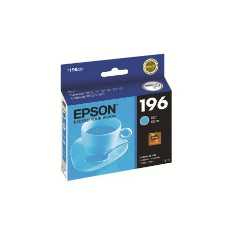 TINTA EPSON T196220-AL 196 COLOR CYAN