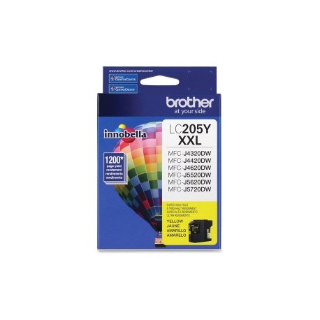 TINTA BROTHER LC205Y LC205Y COLOR AMARILLO