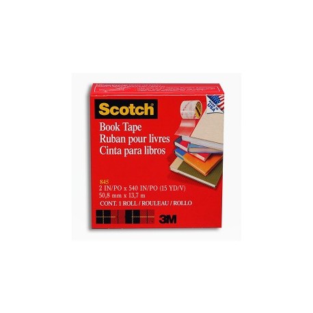 CINTA ADHESIVA PARA LIBROS SCOTCH BOOKTAPE...