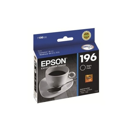 TINTA EPSON T196120-AL 196 COLOR NEGRO