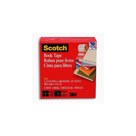 CINTA ADHESIVA PARA LIBROS SCOTCH BOOKTAPE...