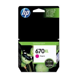 TINTA HP CZ119AL 670XL COLOR MAGENTA