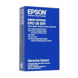 CINTA COLOR NEGRO EPSON ERC38BR PARA...