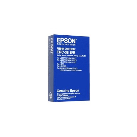 CINTA COLOR NEGRO EPSON ERC38BR PARA...