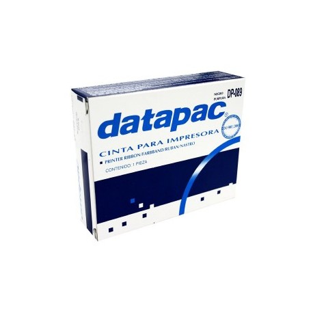 CINTA COLOR NEGRO DATAPAC DP-089 PARA SP...