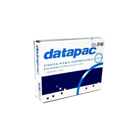 CINTA COLOR NEGRO DATAPAC DP-080 PARA...